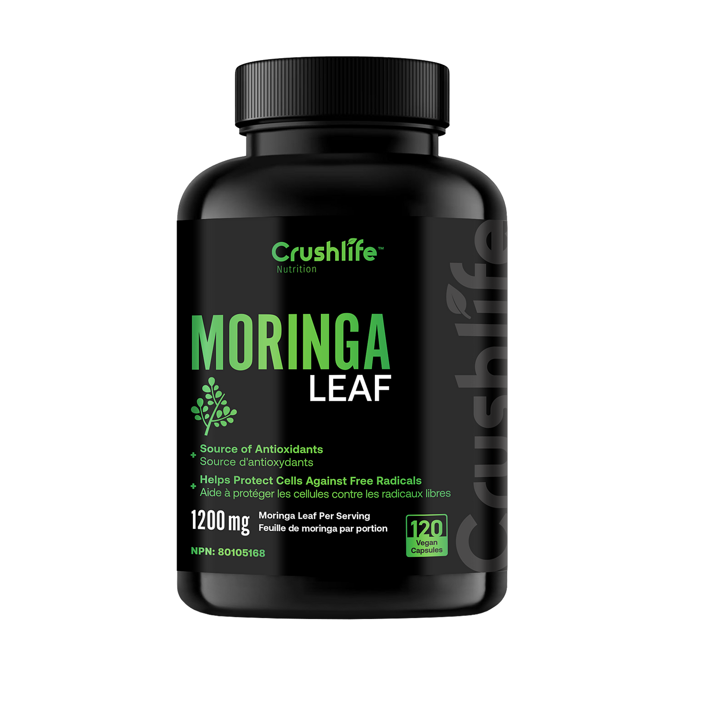Organic Moringa Leaf – 120 Capsules