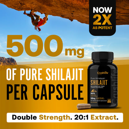 Pure Himalayan Shilajit - 60 Capsules